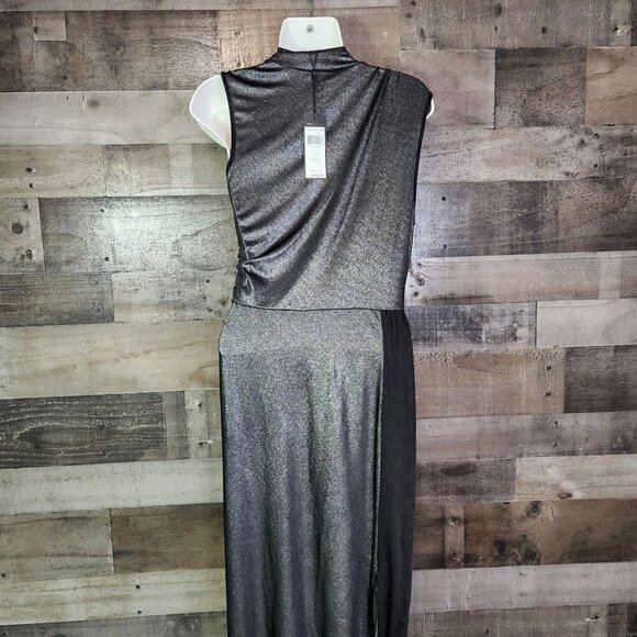 New BCBG Maxazria Liquid turtleneck asymmetric dress - Picture 6 of 10